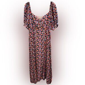 Boden Vibrant Floral Maxi Dress